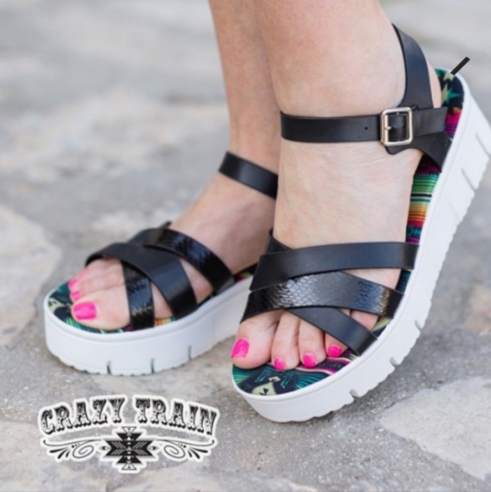 Crazy Train Errrday Sandals - Picture 1 of 4